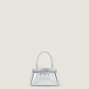 Antigona Vanity Bag in Mirror Effect Leather with Chain