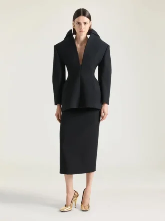 Back-To-Front Jacket in Wool
