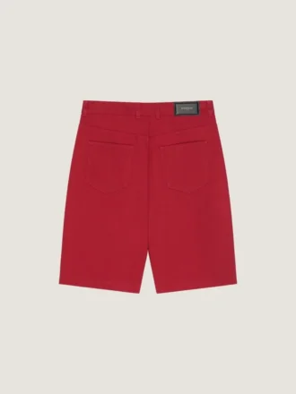 Bermuda Shorts in Overdyed Denim