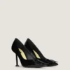 Boudoir Fold Pumps in Patent Leather