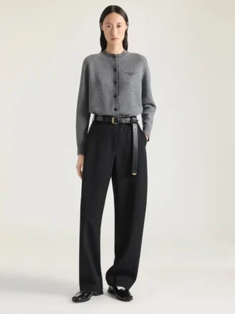 Cardigan in Wool and Cashmere