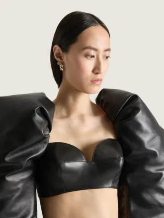 Chain Link Earring and Earcuff Set in Metal