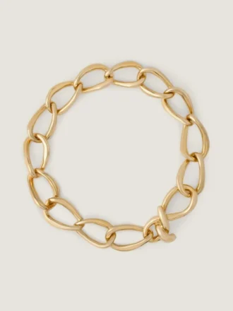 Chain Link Necklace in Metal