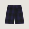 Checked Bermuda Shorts in Wool