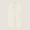 Cocoon Cropped Cargo Pants in Cotton and Wool
