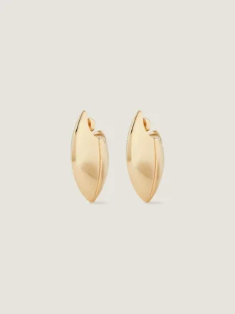 Cocoon Earrings in Metal