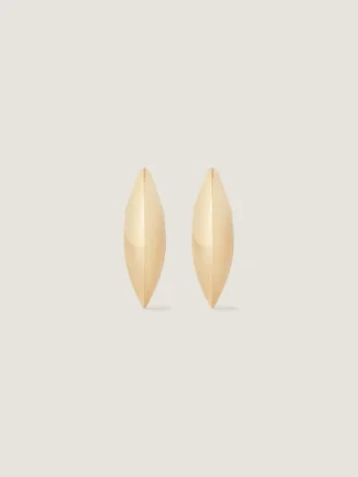 Cocoon Earrings in Metal