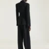 Cocoon Tailored Pants in Wool