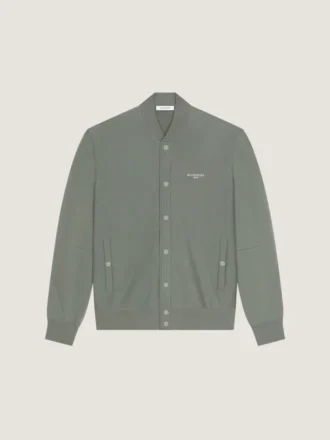 Couture Seam Cardigan in Fleece Embroidered Givenchy Paris