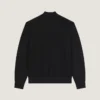 Couture Seam Cardigan in Fleece Embroidered Givenchy Paris