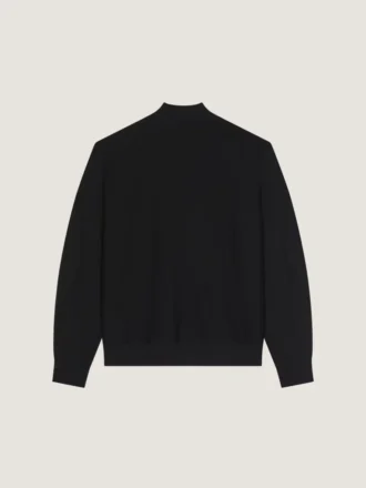 Couture Seam Cardigan in Fleece Embroidered Givenchy Paris