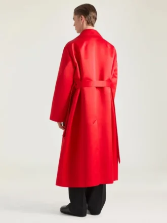 Couture Seam Coat in Satin
