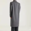 Couture Seam Coat in Wool and Cashmere