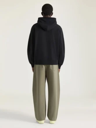 Couture Seam Hoodie in Fleece Embroidered Givenchy Paris