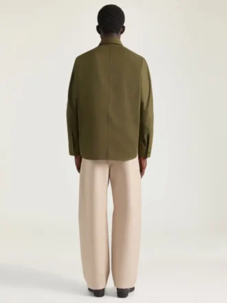 Couture Seam Overshirt in Cotton Givenchy Paris Patch