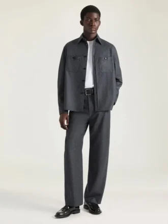 Couture Seam Overshirt in Flannel