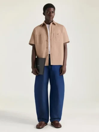 Couture Seam Shirt in Cotton with Givenchy Paris Patch