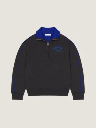 Couture Seam Sweater in Wool with Givenchy Paris Jacquard