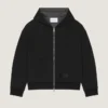 Couture Seam Zipped Hoodie in Scuba