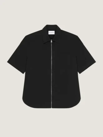 Couture Seam Zipped Shirt