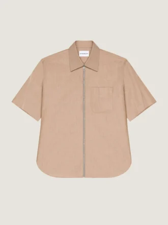 Couture Seam Zipped Shirt