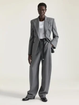 Double Breasted Jacket in Wool