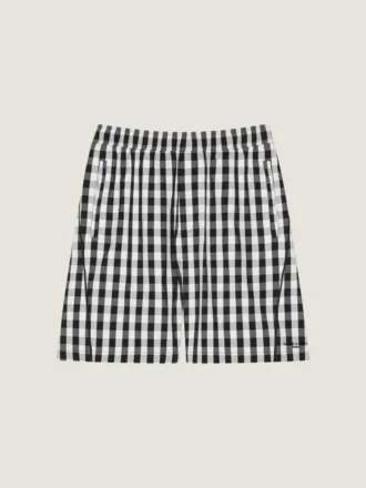 Gingham Bermuda Shorts in Cotton