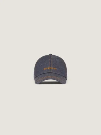 Givenchy Embroidered Cap in Denim