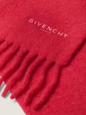 Givenchy Paris Large Scarf in Alpaca Wool