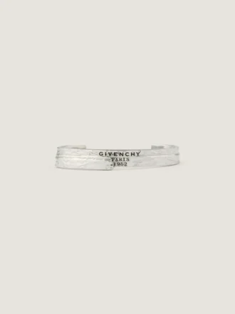 Givenchy Tape Cuff Bracelet in Metal and Enamel