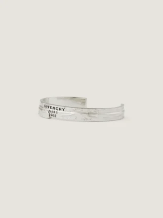 Givenchy Tape Cuff Bracelet in Metal and Enamel