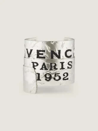 Givenchy Tape Cuff in Metal and Enamel