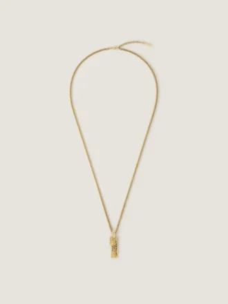 Givenchy Tape Necklace in Metal and Enamel