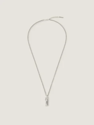 Givenchy Tape Necklace in Metal and Enamel