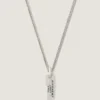 Givenchy Tape Necklace in Metal and Enamel