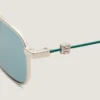 Gv Speed Unisex Sunglasses in Metal and Enamel