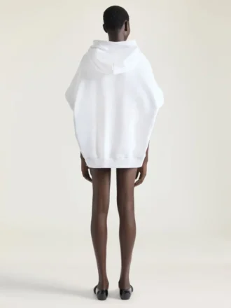 Hoodie Sweatshirt in Fleece with Archive Print