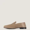 Label Loafers in Suede