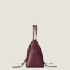 Large the Snatch Bag in Grained Leather