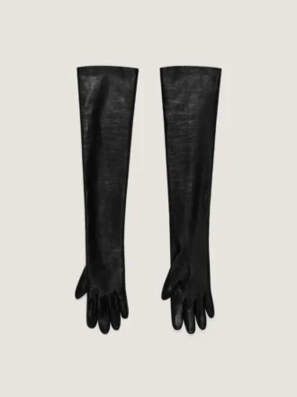 Long Gloves in Nappa Leather