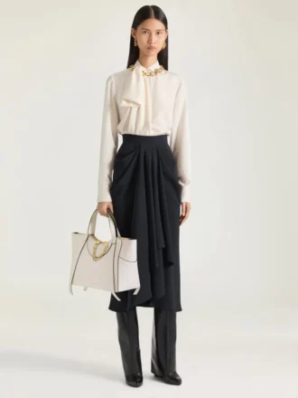 Medium the Snatch Bag in Grained Leather