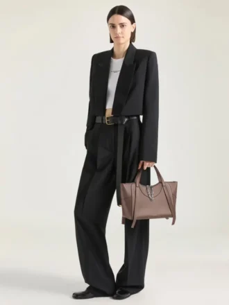 Medium the Snatch Bag in Grained Leather