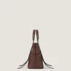 Medium the Snatch Bag in Grained Leather