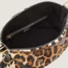 Medium Voyou Bag in Pony Effect Leather with Leopard Pattern