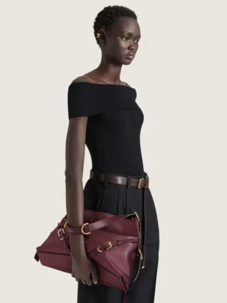 Medium Voyou Bag Shiny Leather