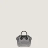 Micro Antigona Bag in Satin with Strass