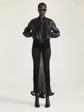 Bomber in Nappa Leather