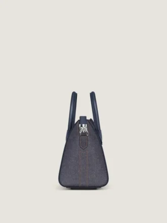 Mini Antigona Bag in Denim