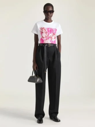 Mini Antigona East-West Bag in Box Leather with Studs Detail