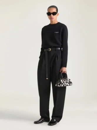 Mini Antigona East-West Bag in Pony Effect Leather with Animal Print